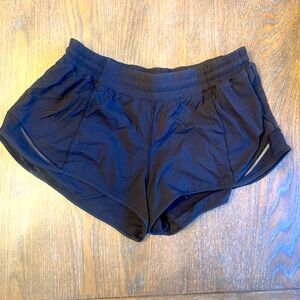 Lululemon Women's Black Hotty Hot Shorts